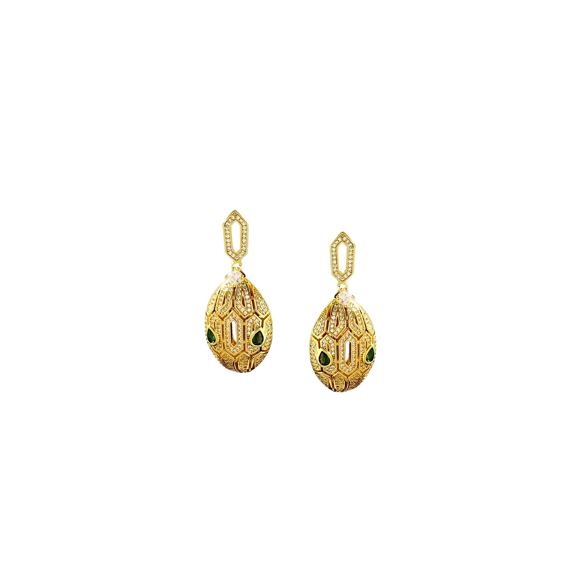 B*l*ai serpenti drop earrings